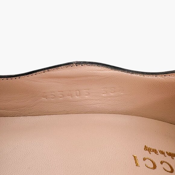 Gucci Yoko Snake Gold Metallic Leather Pumps High Heels Shoes Size 38.5 US 8.5 - Picture 15 of 16